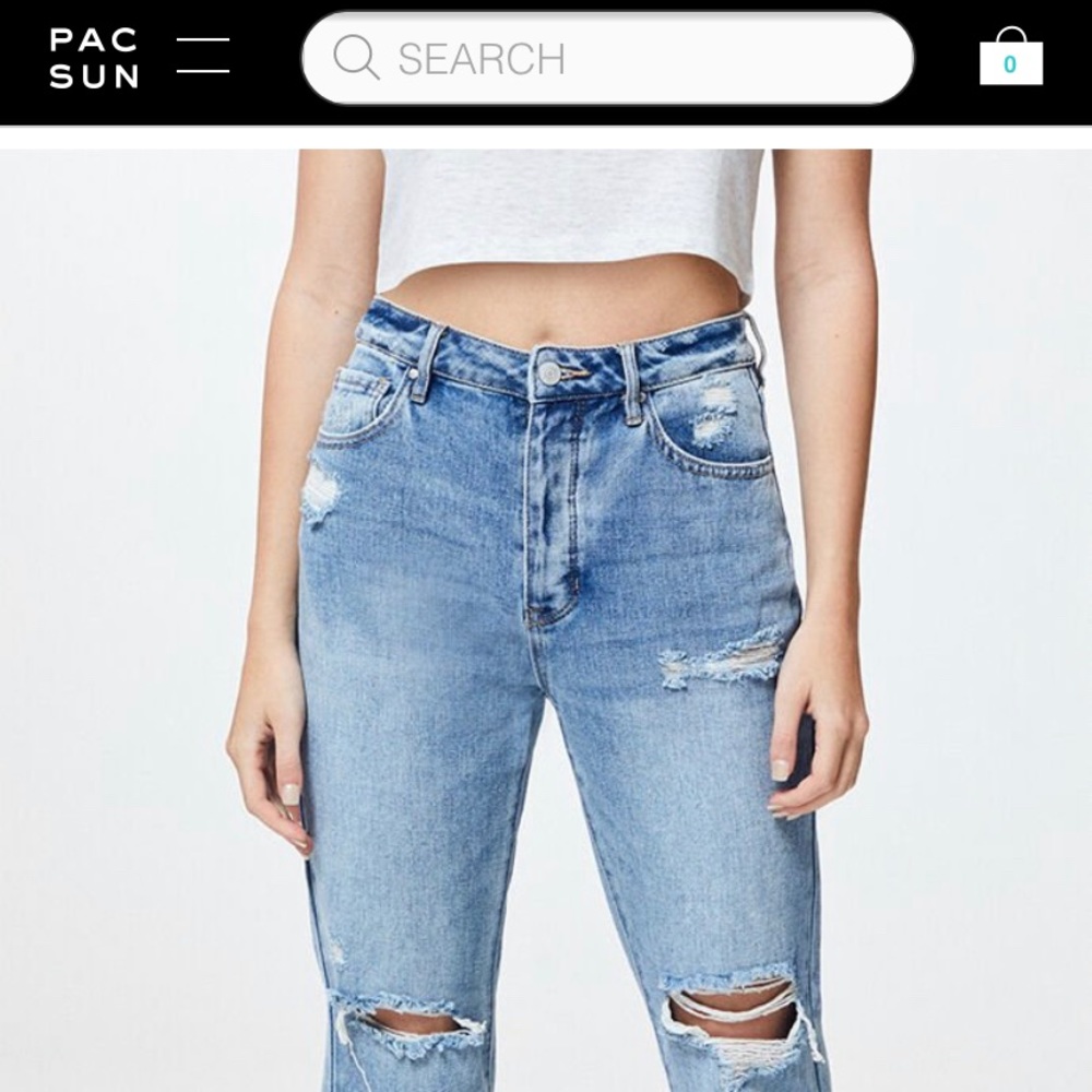 pacsun mom jeans
